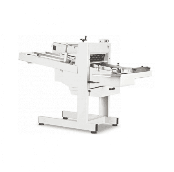Рамочная хлеборезка Cross Slicer 208 с металлическими ножами и конвейером подачи 1200 шт/ч